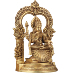 Pure Brass Goddess Padmavathi Lakshmi with Thiruvarchi | 18" Sacred Statue | 12.5kg Divine Masterpiece | Temple Grade Art | Jaipurio